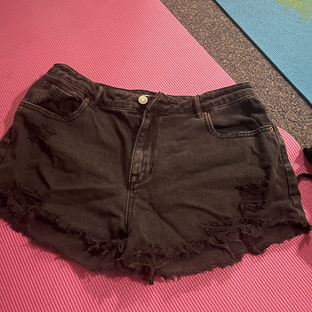 pacsun high waisted festival shorts
